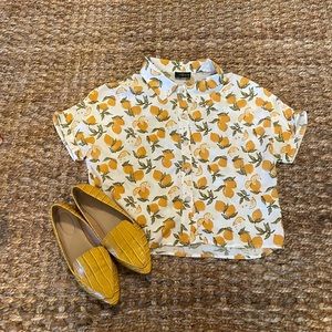 Lemon print Top!